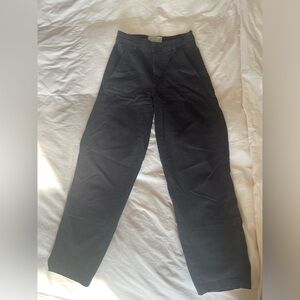 Everlane utility barrel pant- black, 0T (0 Tall)